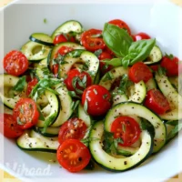 Zucchine con pomodorini e basilico scopri la ricetta!