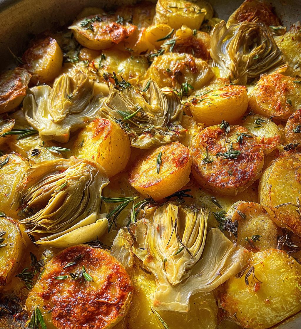 ricette carciofi e patate al forno - detail 1