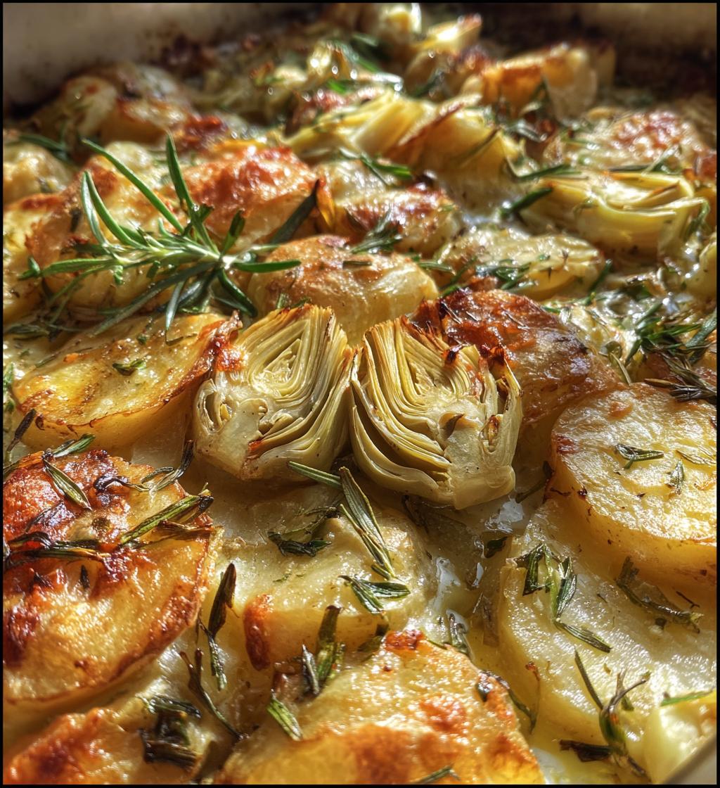 ricette carciofi e patate al forno