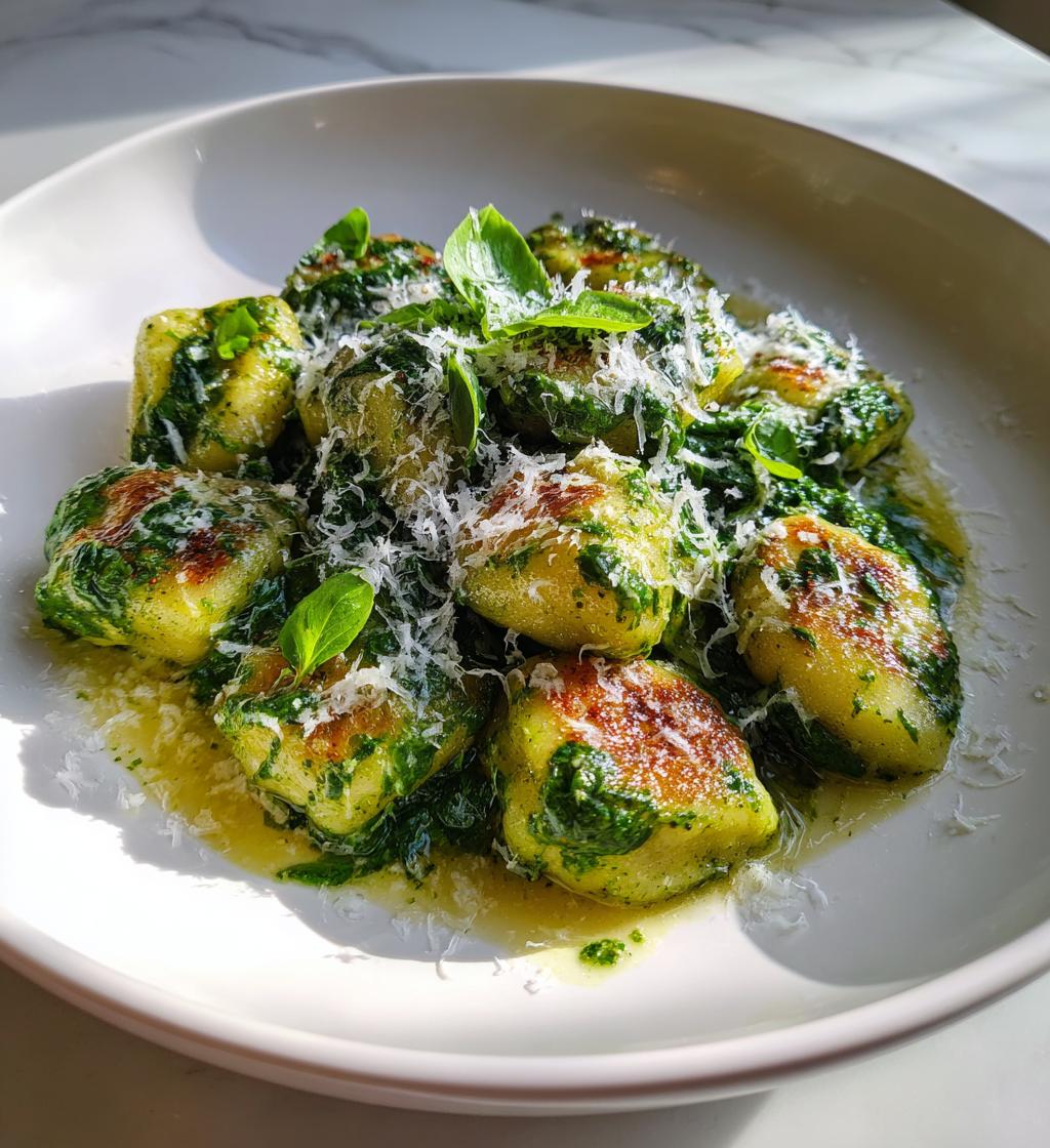 ricette gnocchi di spinaci