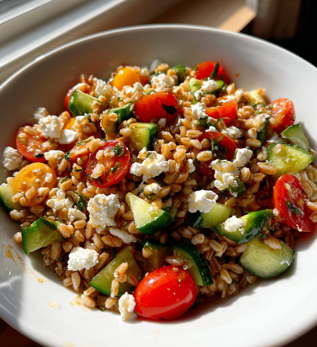 ricette insalata di farro
