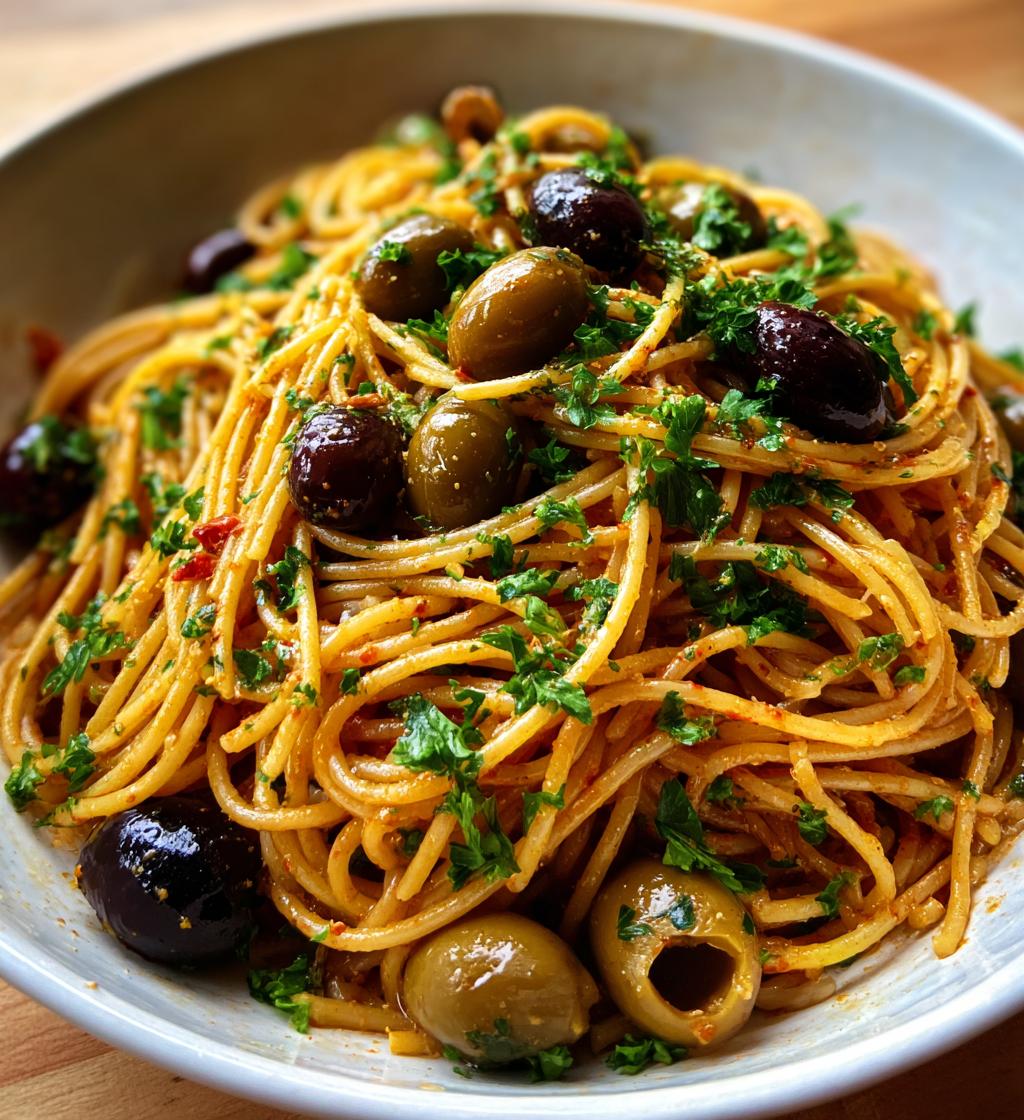 ricette pasta con olive
