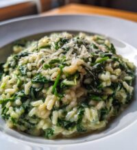 risotto ricette spinaci
