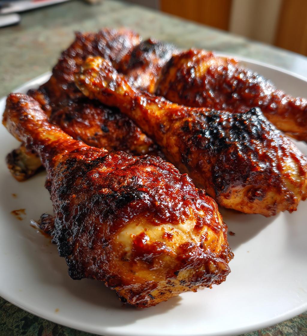 15 minute air fryer bbq chicken drumsticks