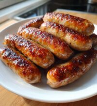 15 minute air fryer breakfast sausages recipe