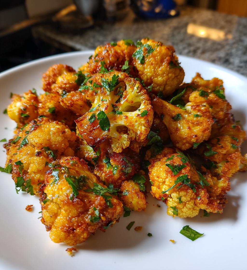 15 minute air fryer cauliflower bites