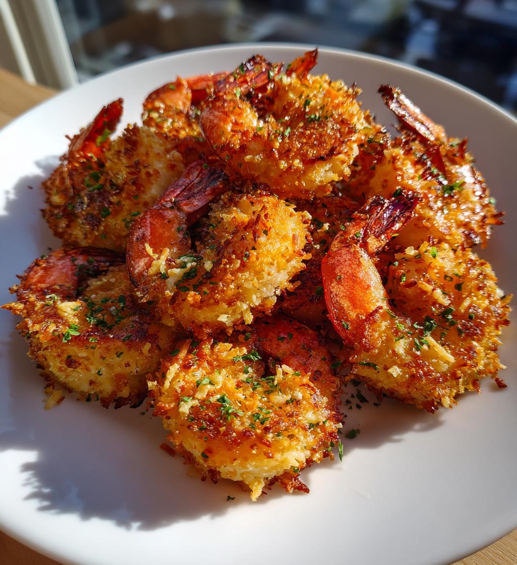 15 minute air fryer coconut shrimp - detail 1