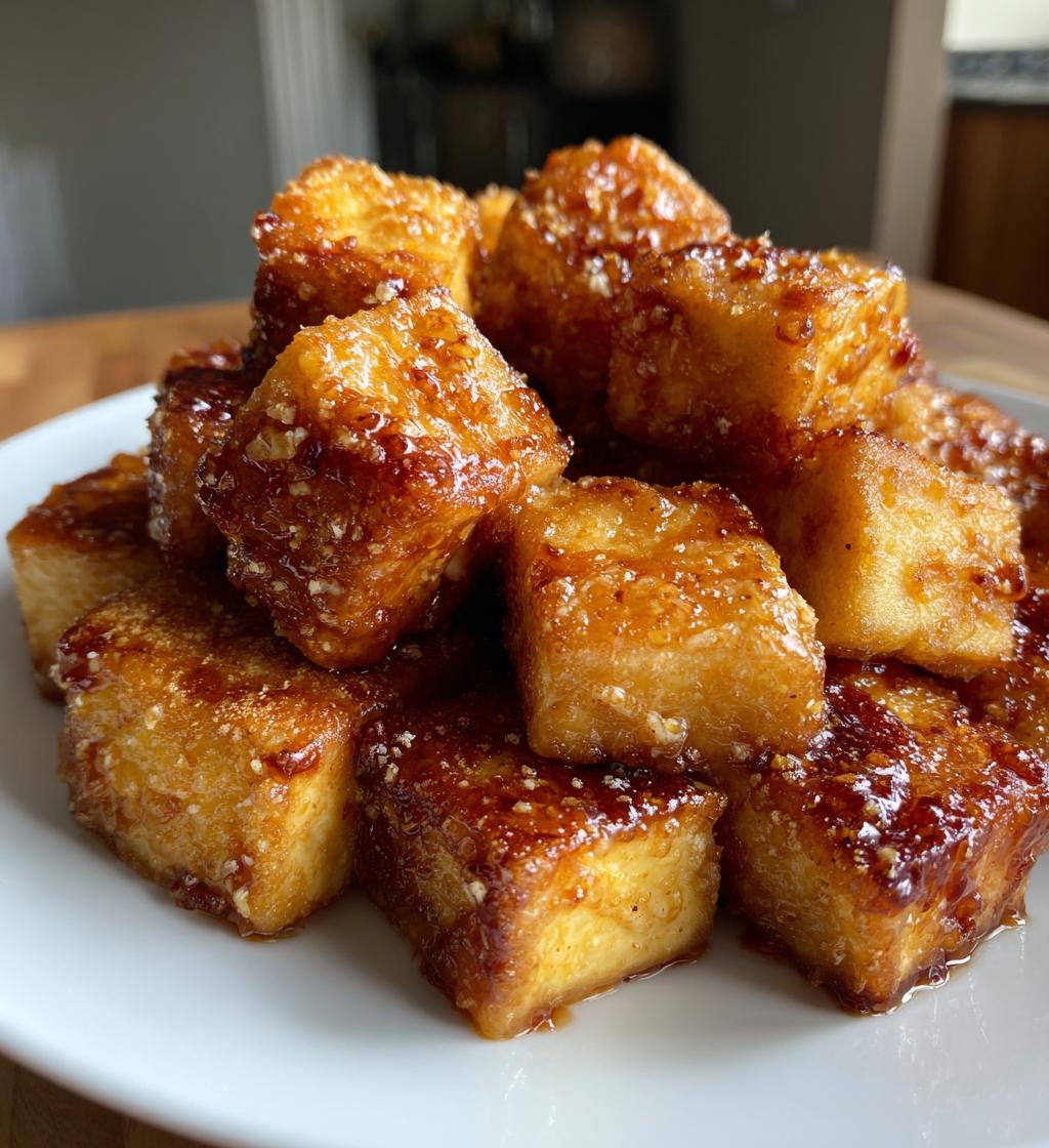 15 minute air fryer crispy tofu - detail 1