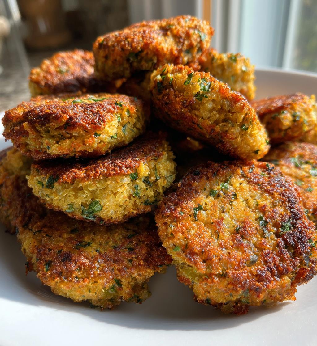 15 minute air fryer falafel patties