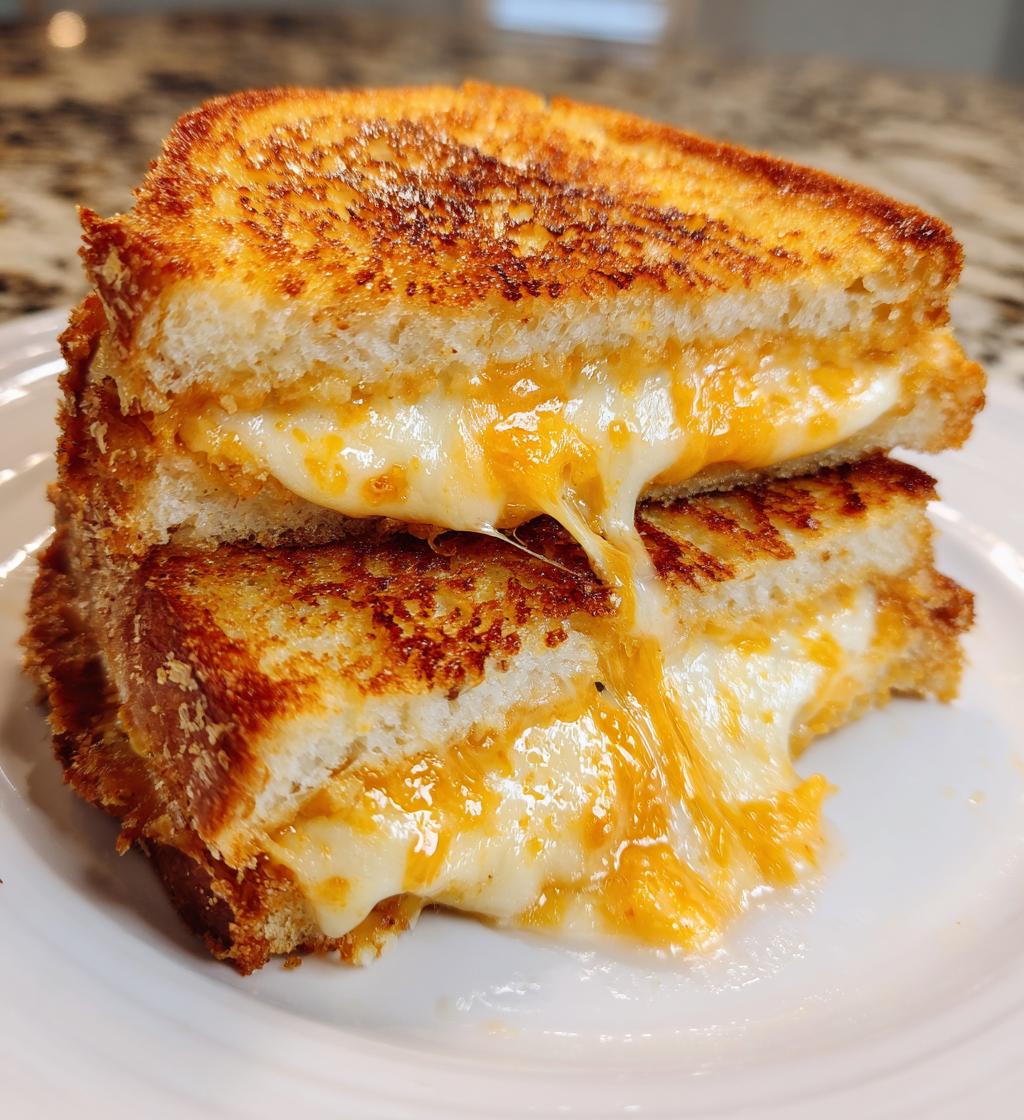 15 minute air fryer grilled cheese sandwich - detail 1