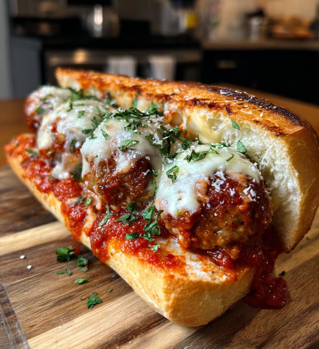 15 minute air fryer meatball subs - detail 1