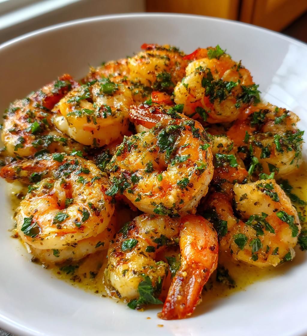 15 minute air fryer shrimp scampi recipe