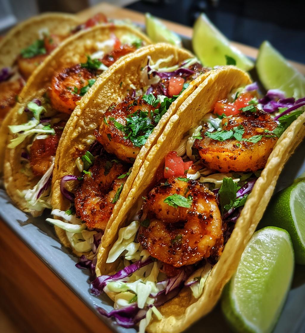 15 minute air fryer shrimp tacos
