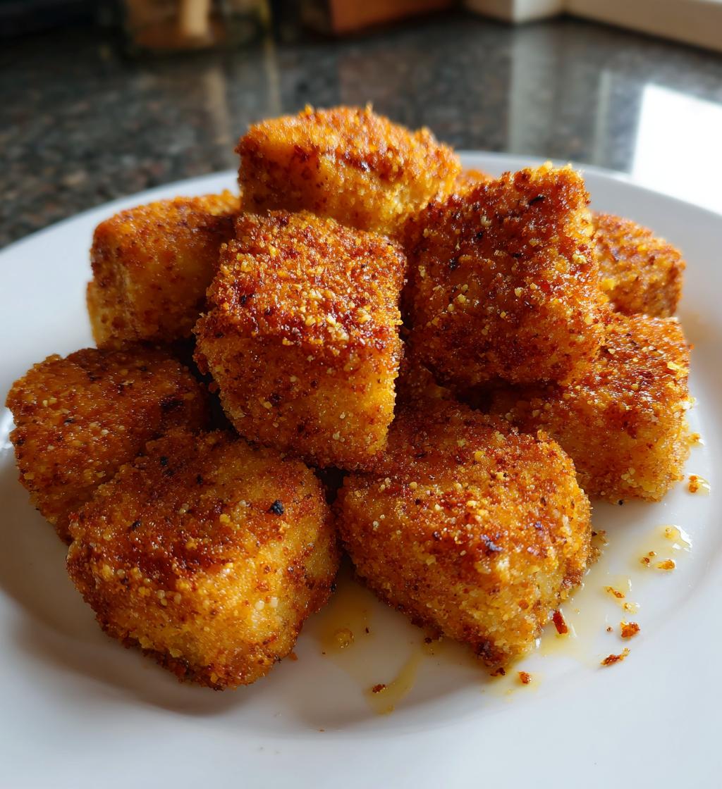 15 minute air fryer tofu nuggets - detail 1