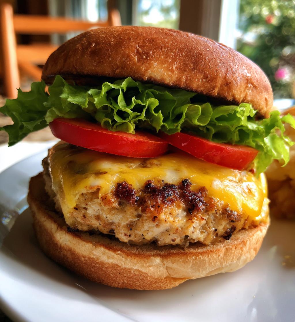 15 minute air fryer turkey burgers - detail 1