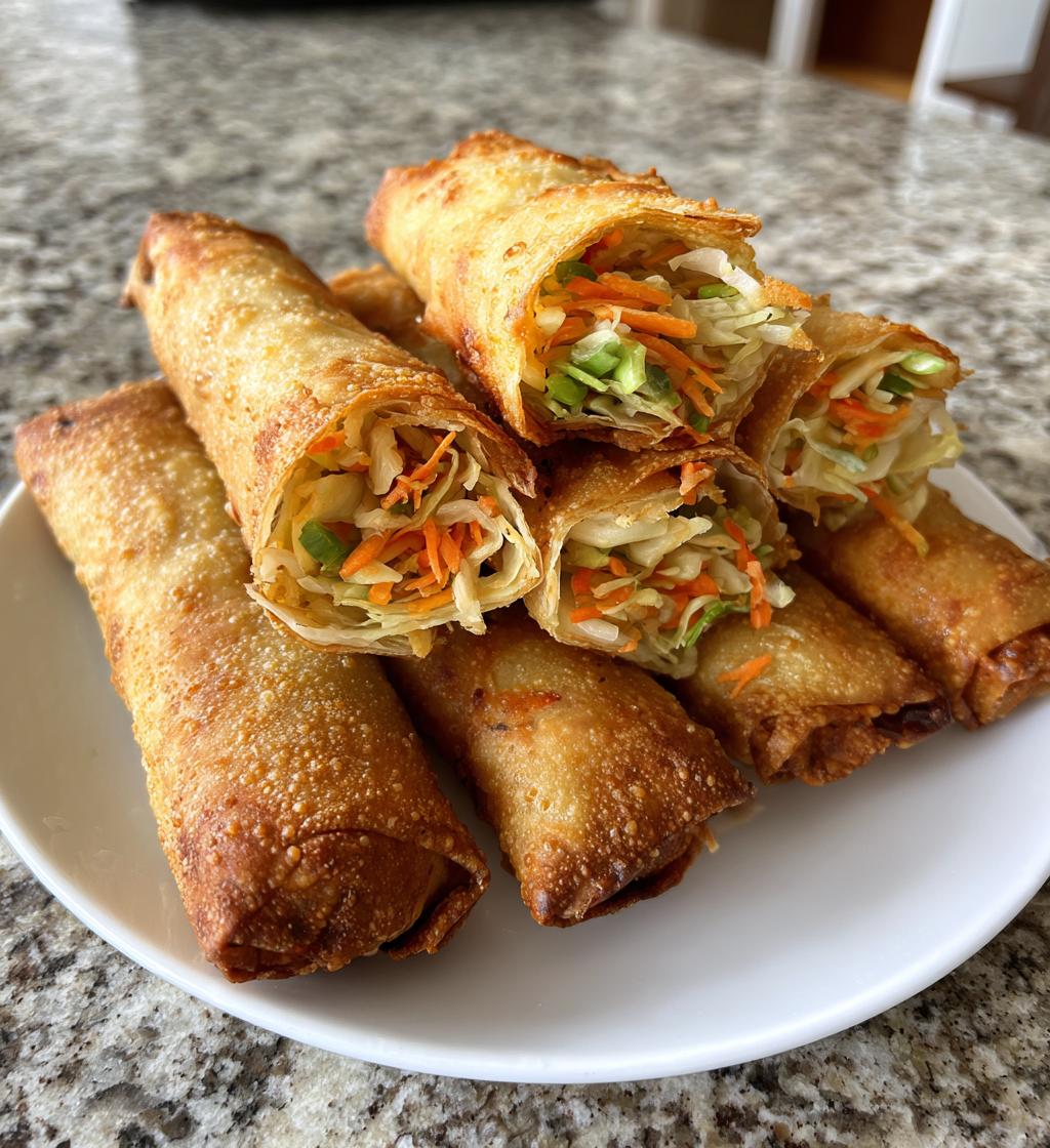 15 minute air fryer veggie egg rolls - detail 1