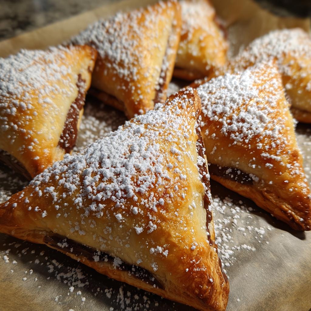 Bignè di Pasta Sfoglia con Nutella