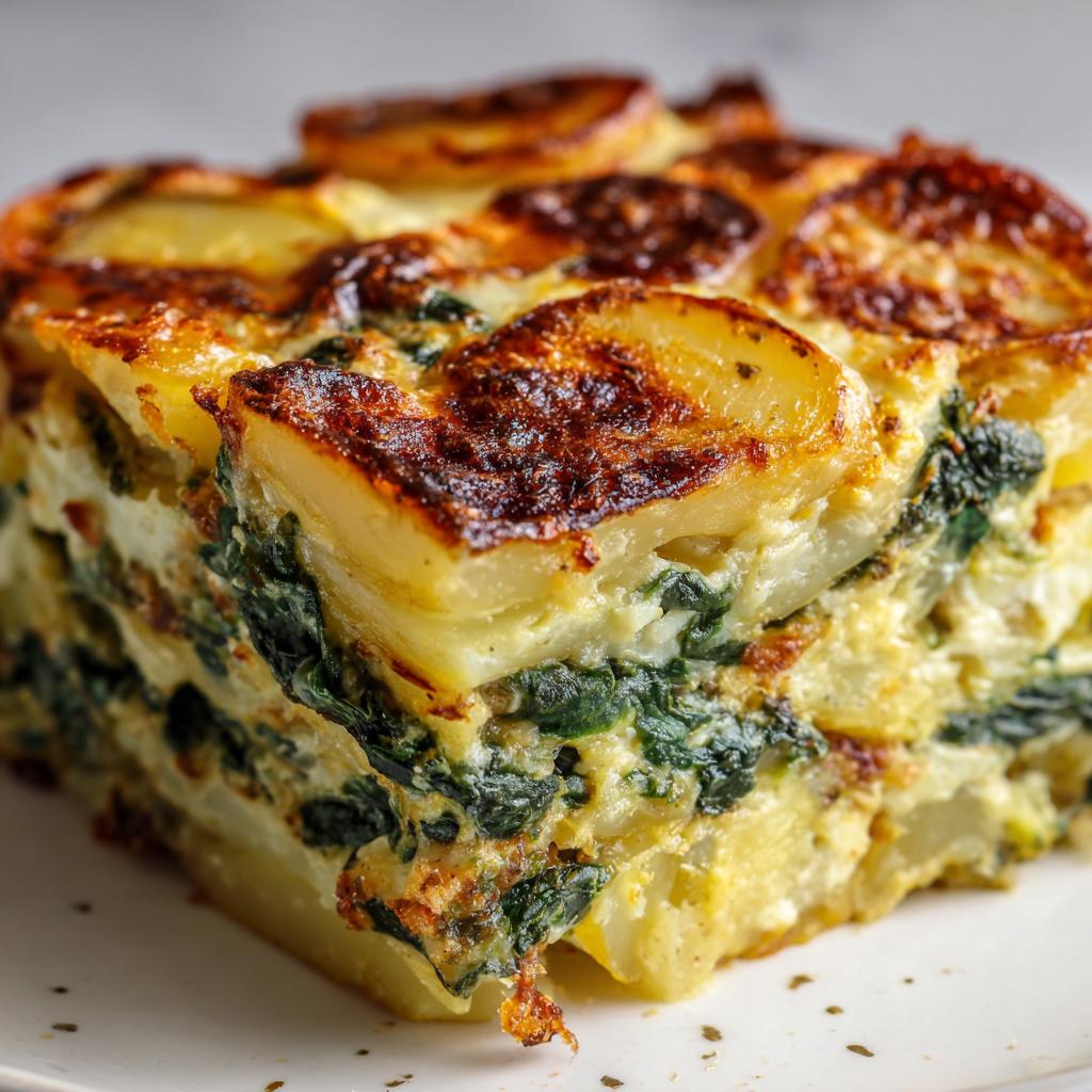Casseruola di Spinaci e Patate