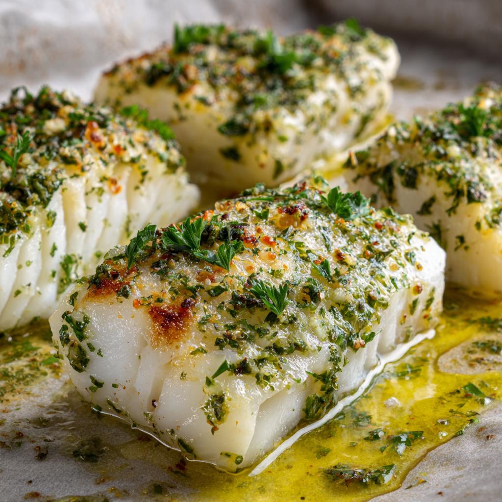 Merluzzo al Forno con Erbe