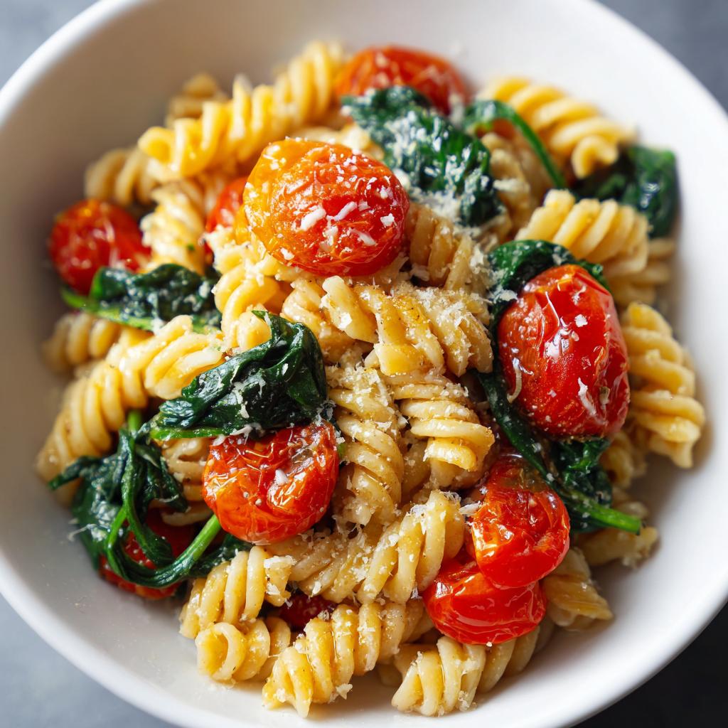 Pasta Integrale con Pomodorini e Spinaci - detail 1