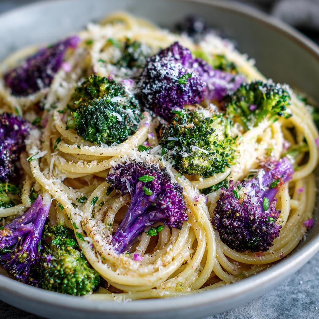 Pasta con Broccoli Viola