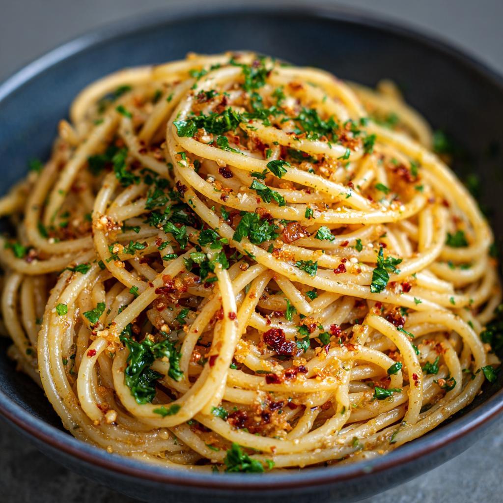 Pasta con Pasta di Acciughe - detail 1