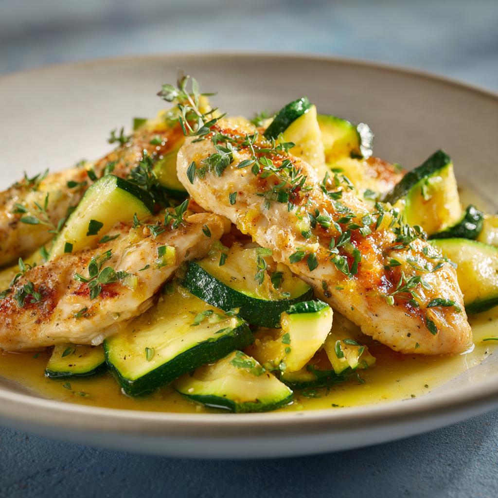 Petto di Pollo Leggero con Zucchine