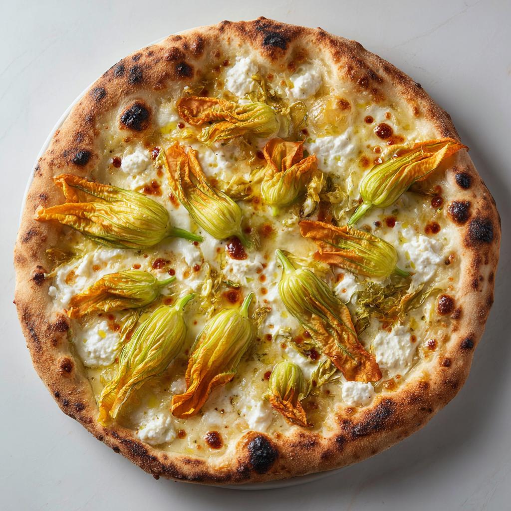 Pizza ai Fiori di Zucca - detail 1