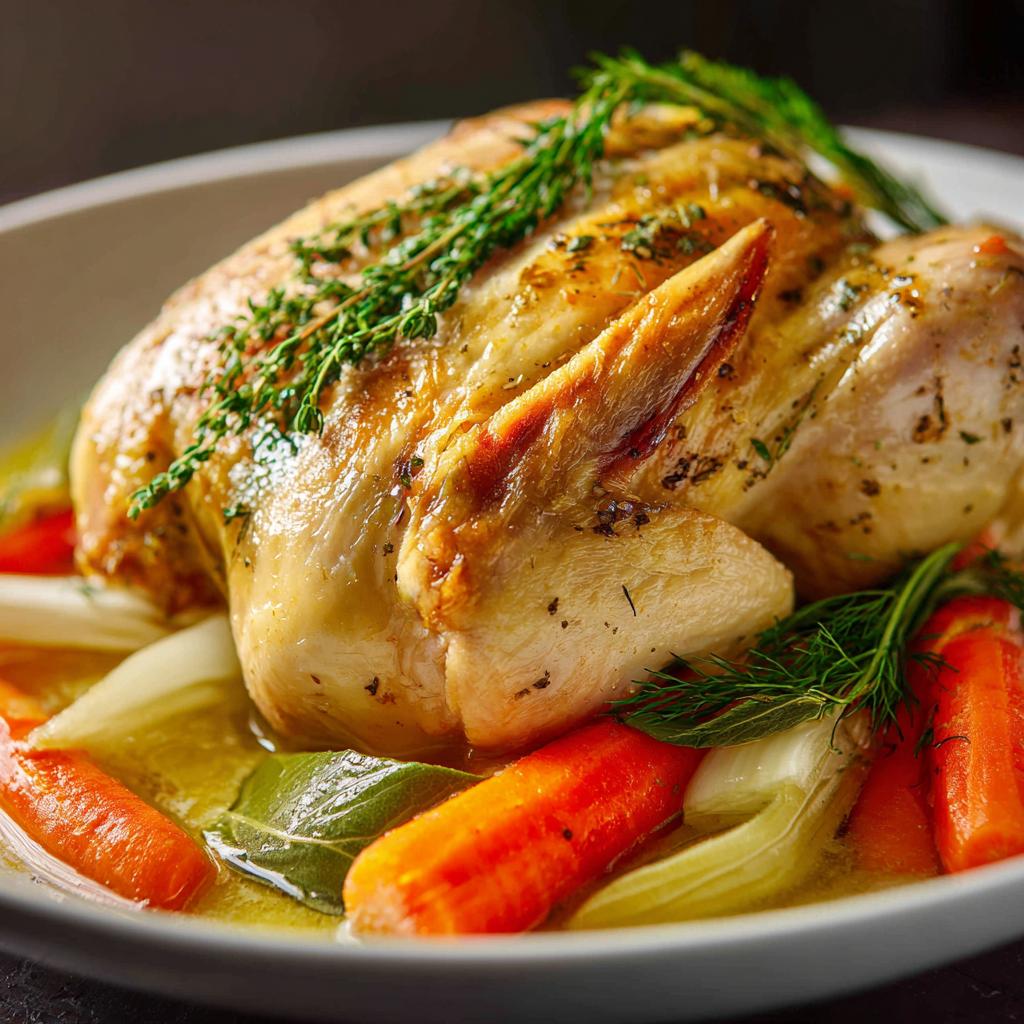 Pollo Lessato con Verdure