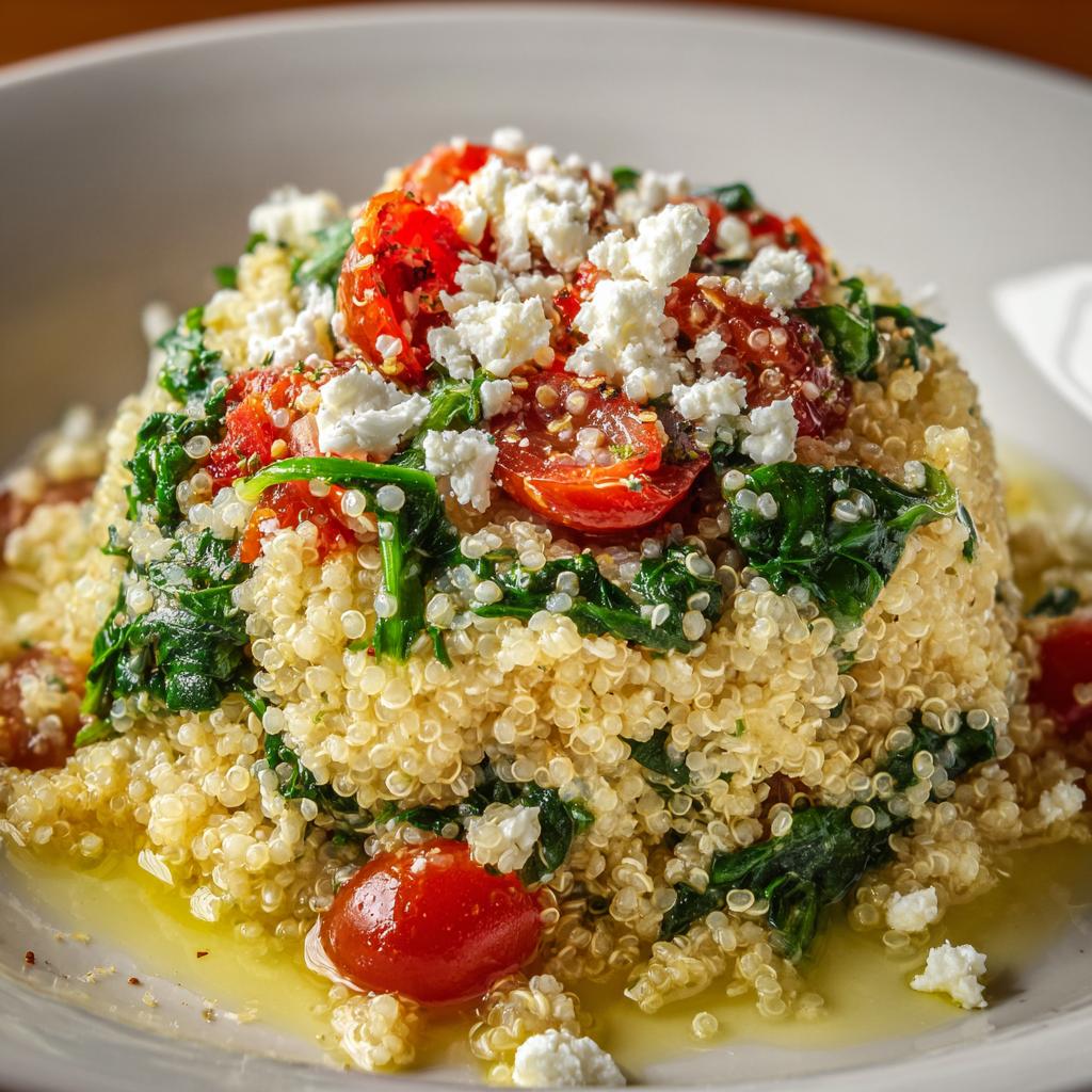Quinoa Bianca con Spinaci e Feta - detail 1