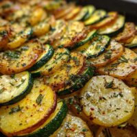 Zucchine e Patate al Forno