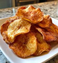 air fryer apple chips sweet crunchy bites