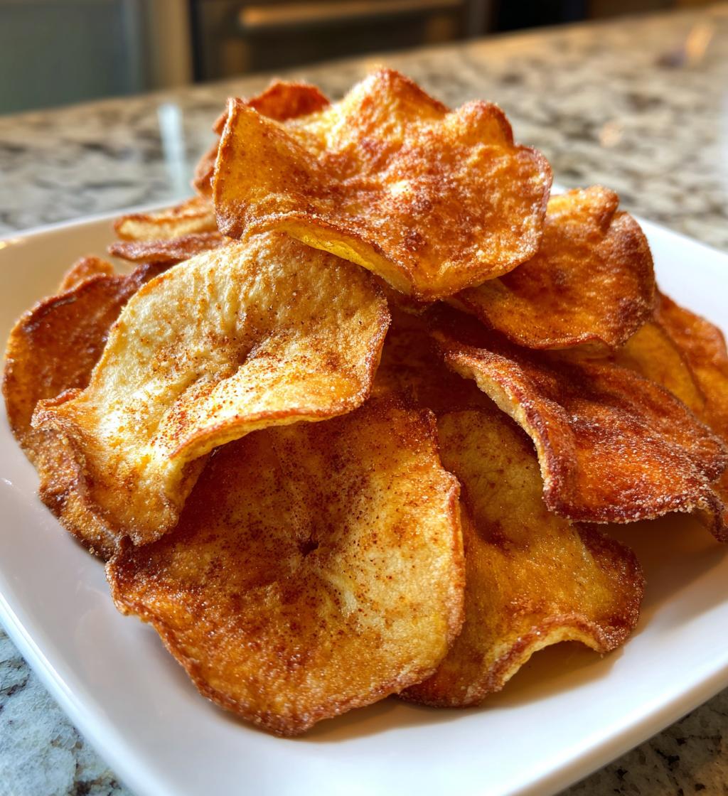 air fryer apple chips sweet crunchy bites