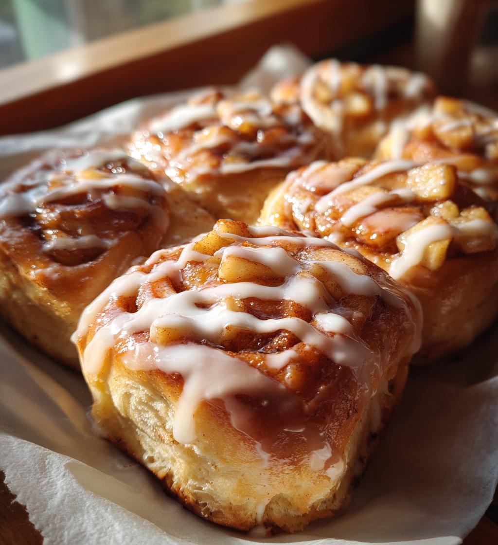 air fryer apple cinnamon rolls delightful bliss - detail 1