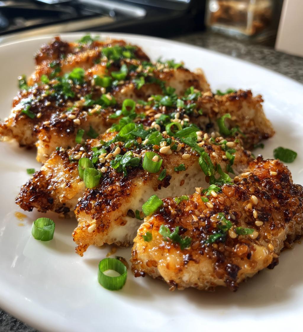 air fryer asian style chicken fillet - detail 1