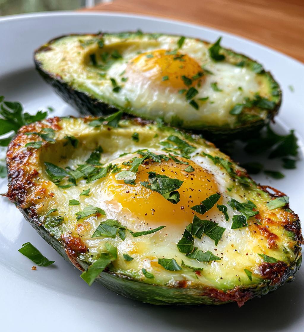 air fryer avocado egg boats breakfast delight - detail 1