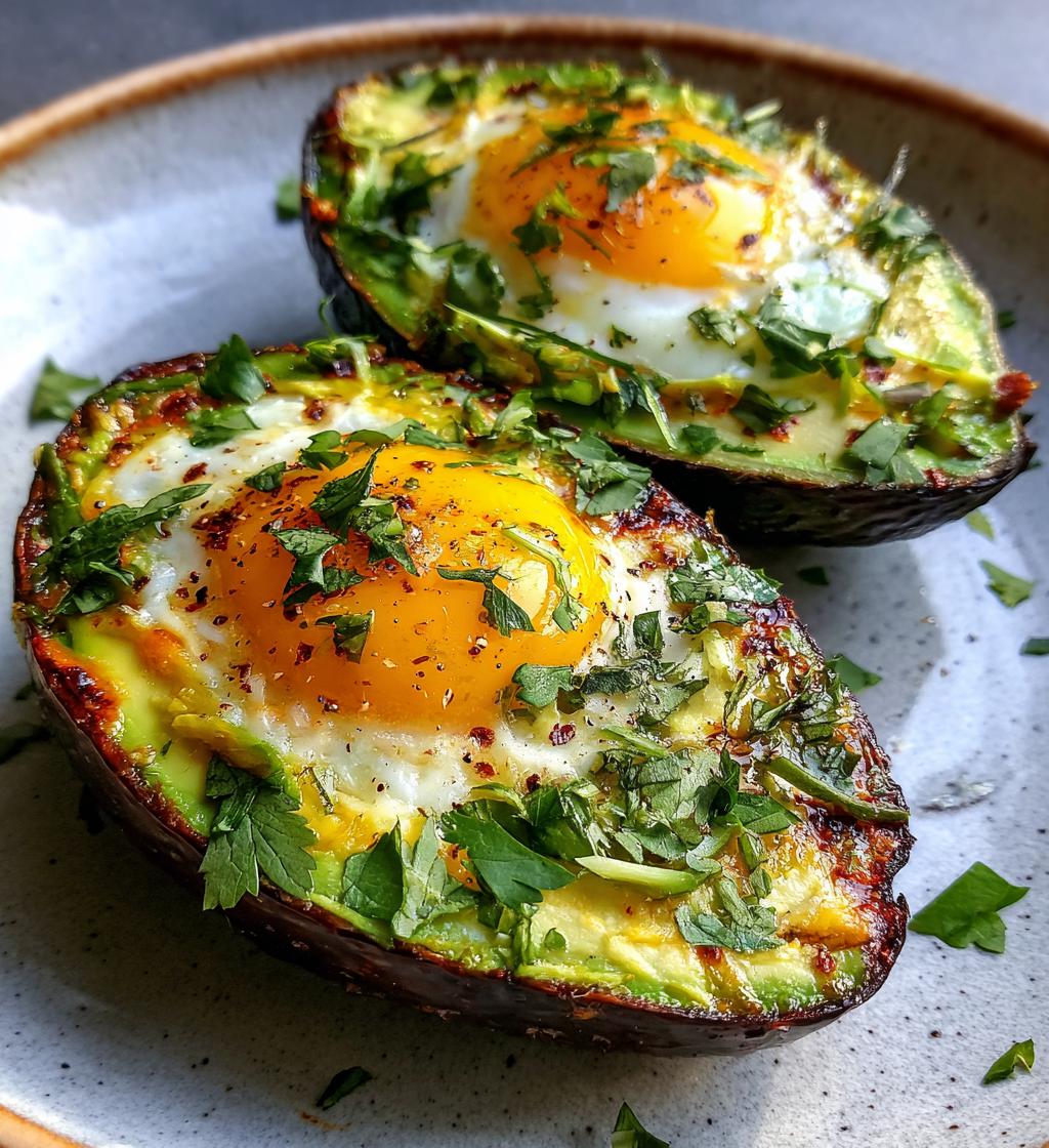 air fryer avocado egg boats breakfast delight