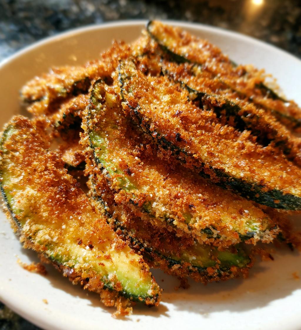 air fryer avocado slices crispy healthy snack