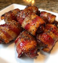 air fryer bacon wrapped dates recipe
