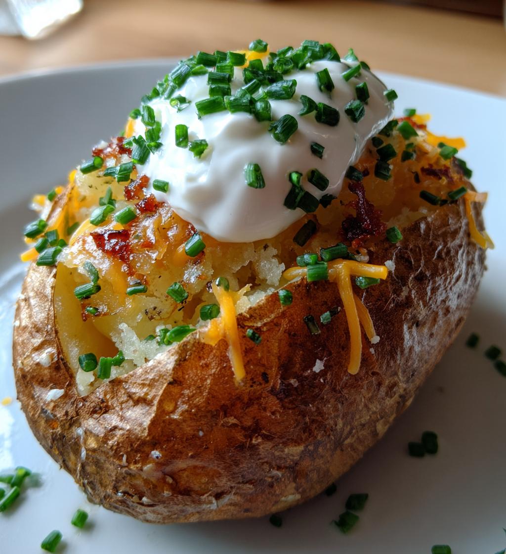 air fryer baked potato recipe - detail 1