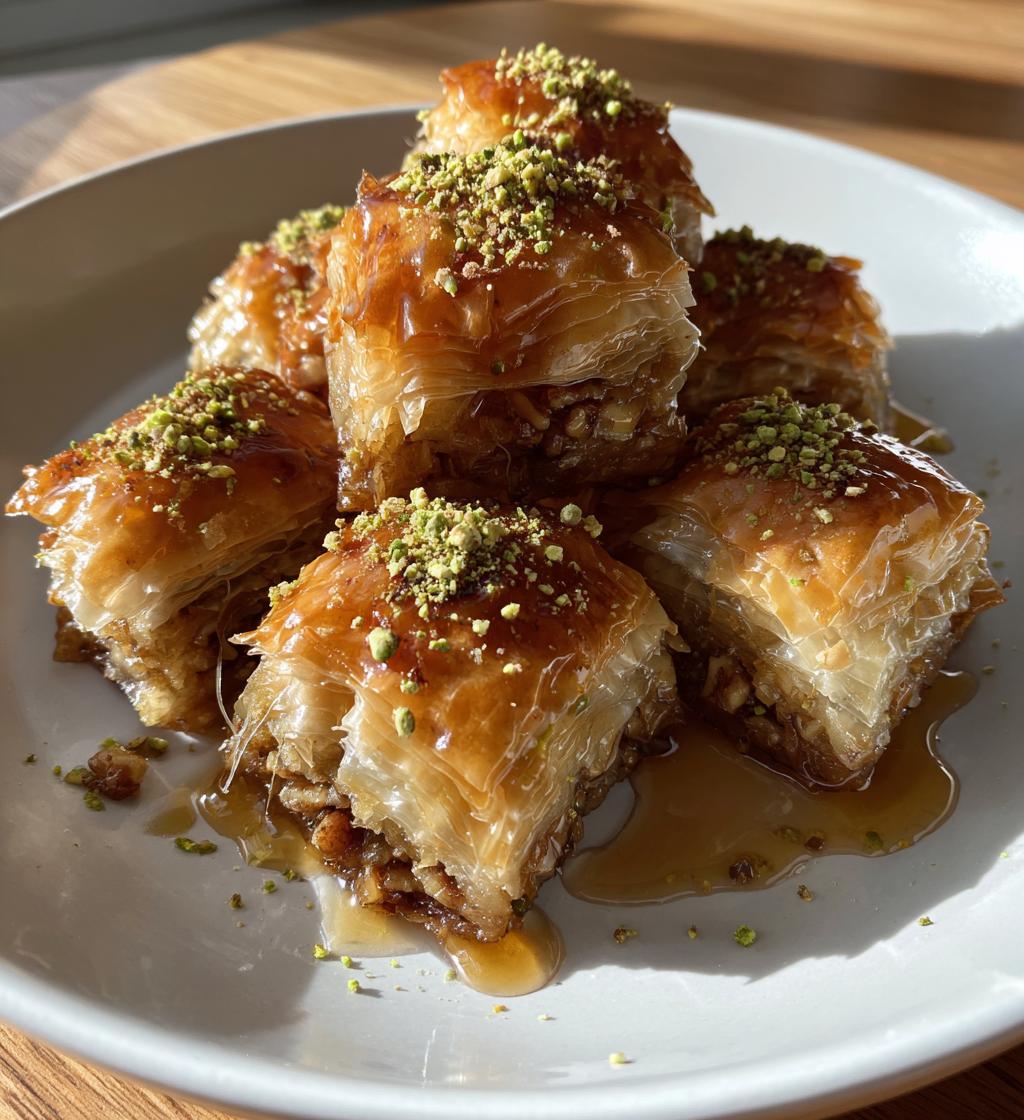air fryer baklava bites - detail 1