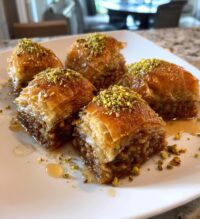 air fryer baklava bites
