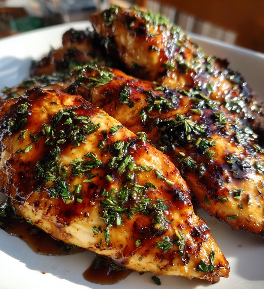 air fryer balsamic glazed chicken breast recipe