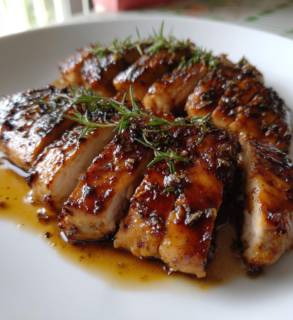 air fryer balsamic glazed chicken fillet recipe
