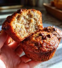 air fryer banana bread muffins