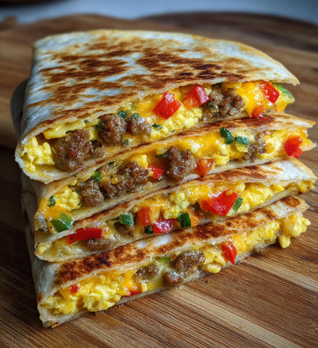 air fryer breakfast quesadilla recipe - detail 1