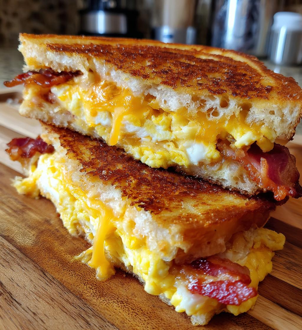 air fryer breakfast sandwich - detail 1