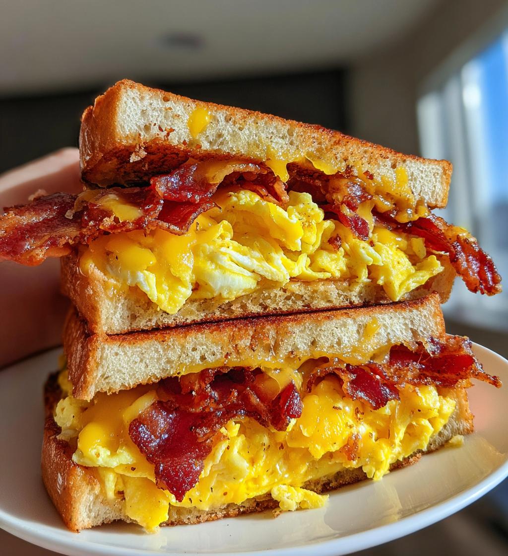 air fryer breakfast sandwich