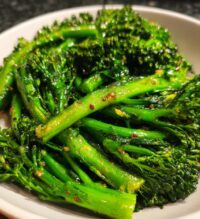 air fryer broccolini recipe healthy side dish