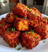 air fryer buffalo tofu bites recipe